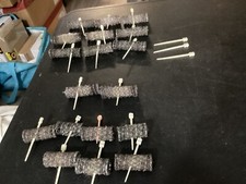 Vintage Curlers with Plastic Pins