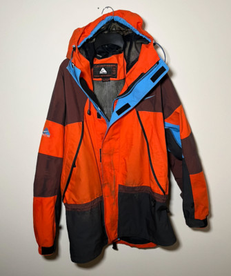 Men's Vintage Nike ACG Coat Jacket | Orange/Blue | Large | eBay