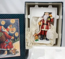 NIB 1998 Susan Winget Lang & Wise “Proud Santa” Christmas Figurine First Edition