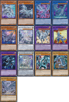 Blue-Eyes Twin Burst + 12 More( Blue-Eyes White Dragon ) Different