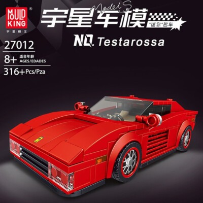 MOULD KING Mini Supercar Bricks Toys Sports Car Model DIY Puzzle Building Blocks