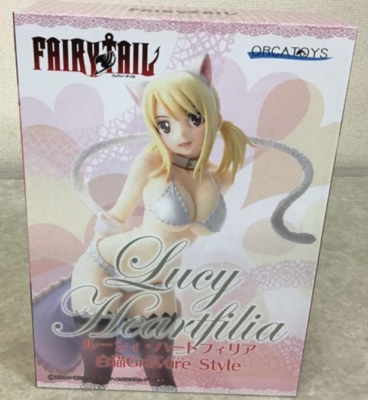 Fairy Tail Lucy Heartfilia White Cat Gravure Style Orca Toys