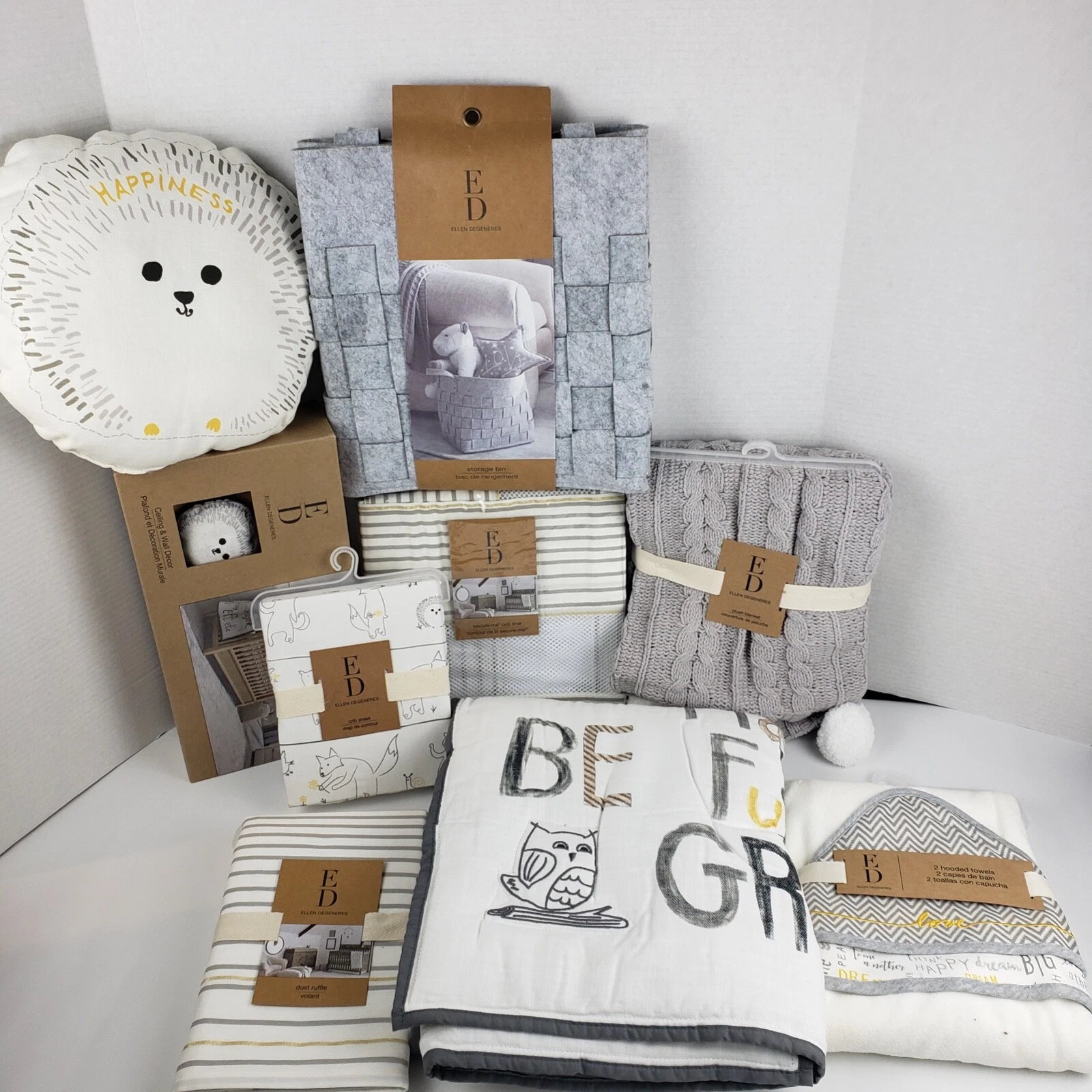 Ed Ellen Degeneres Woodland Friends 10-pc Crib Bedding Set