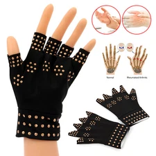 Arthritis Support Compression Gloves - Fingerless, Fitness & Sports (Cycling)