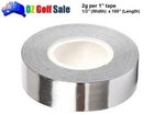 1/2"  x 100" HIGH DENSITY SELF ADHESIVE LEAD TAPE ROLL -2g / 1" GOLF CLUB WEIGHT