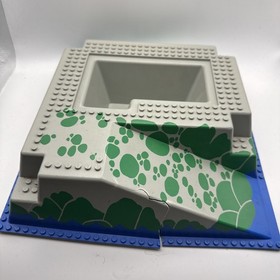 LEGO 2552 6273 Rock Island Refuge Base Plate 32x32 Pirates Pirate Ocean Water