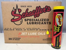 Schaeffer's 221 Moly Ultra Extreme Pressure Grease 30 Tube Case Choose NLGI
