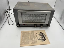 Hallicrafters S-38D Grey Tube Shortwave AM/BC+SW Receiver Radio Vintage