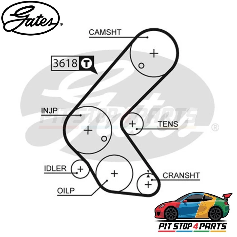 Gates K045563Xs Timing Belt Set Fits Chevrolet Cruze 2013-2015 - Изображение 2 из 4