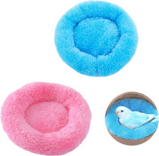 2 Pcs Bird Bed, Plush Bird Nest Mat Parakeet Bed for Cage Bird Accessories fo...