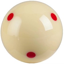 Regulation 2-1/4" Pool Training Cue Ball for Enhanced Skills and Accuracy