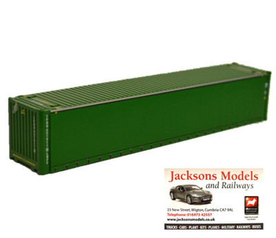 Oxford 76CONT002 Container Load Plain Green 1:76 Scale
