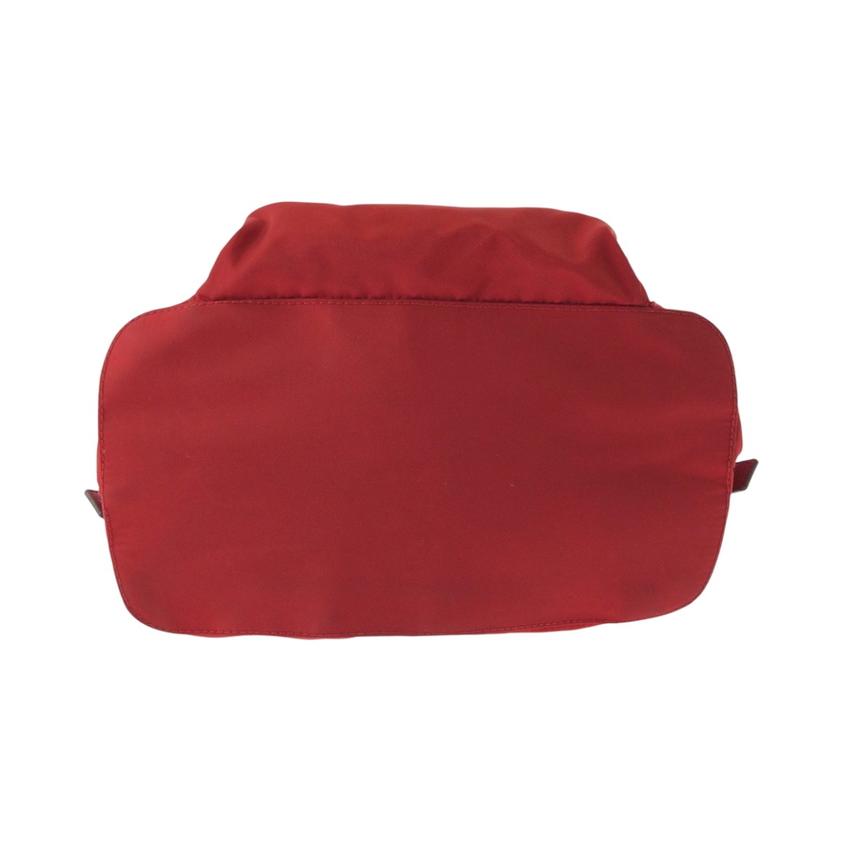 PRADA Tessuto Triangle Logo Plate Red Silver Hardware Nylon B4650 Rucksack Backp thumbnail 10