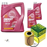 Mann Inspektionspaket 7L Mannol Energy Ultra JP 5W-20 FüR BMW E36 320I 325I