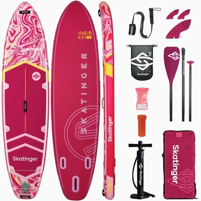 SKATINGER Prana Lava Green SUP-Board Allround 10'6'' 320 x 81 x 15 cm - Bild 1 von 4