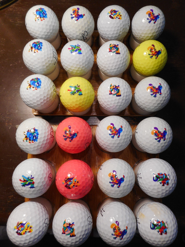 24 Saint Nine Mix U-Oro & Extreme Soft Gold Mint 5A No Logo/Marks Used Golf Bars