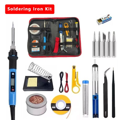 #ad 80W Electric Soldering Iron Welding Gun Tool Kit Solder Wire Desoldering Pumps $19.89