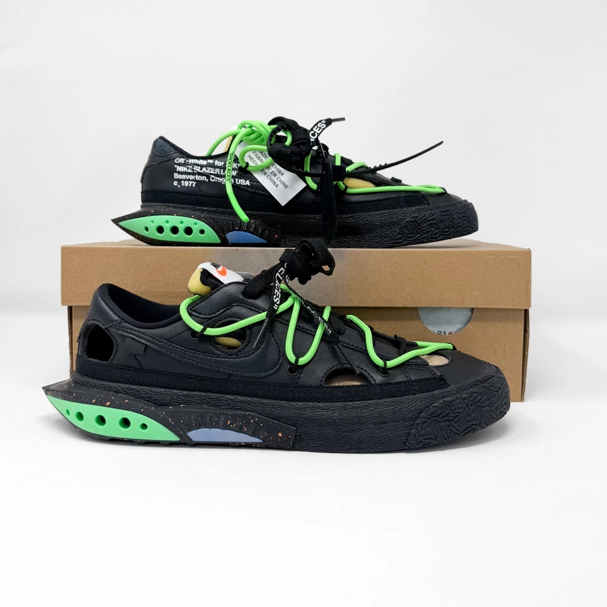Nike Off-White x Blazer Low Black for sale | eBay