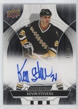 2024-25 Upper Deck Engrained Icons Ebony 11/15 Kevin Stevens #CA-KS Auto 0rl9