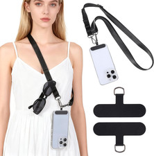 2 Pcs Cell Phone Crossbody Strap Phone Lanyard Nylon Adjustable Multifuctional P
