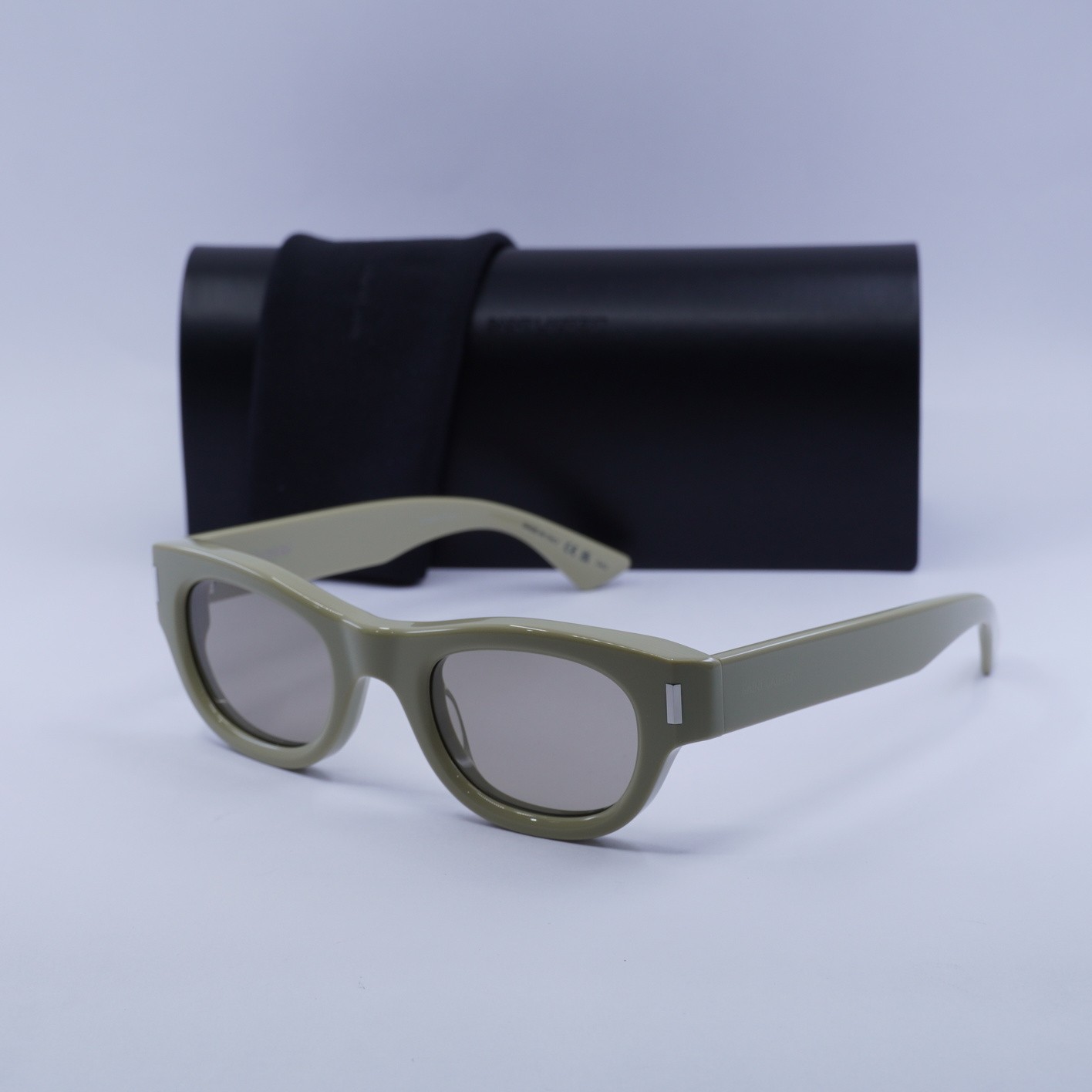 Occhiali da sole Saint Laurent SL761 003 verde grigio 49 21 145 nuovi