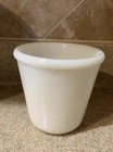 Hazel Atlas White Milk Glass Beater Jar 1 Pint / 2 Cups /16 oz, 4.25" Vintage