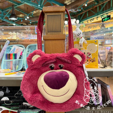 Disney Lotso Plush Big Face Shoulder Handbag Shanghai Disney Resort Souvenir