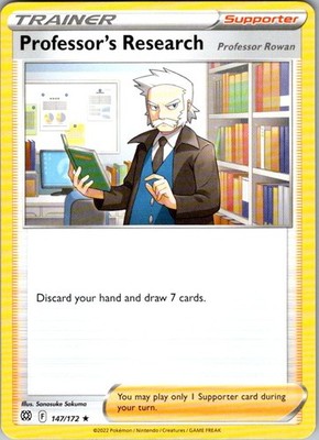 Professor's Research Holo Rare SWSH09: Brilliant Stars 147/172 LP-NM