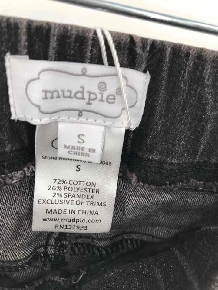 Pre-Owned Mud Pie Black Size Small Pull On Flare Pull On Pants - Image 3 of 3