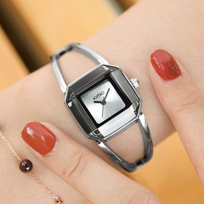 KIMIO Women's Fashion Square Retro Bracelet Watch