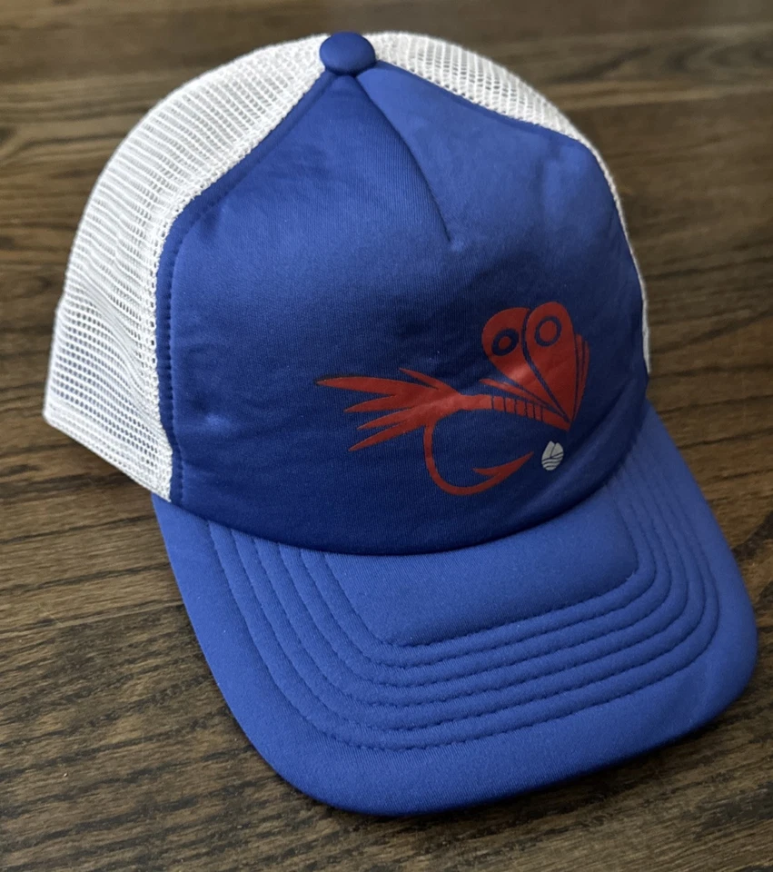 Gorra de camionero pesca con mosca Redington - Logotipo de mosca - Espuma y malla NUEVA Foto 3 de 4