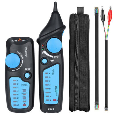 FWT81 Cable Tracker Telephone Wire Network LAN TV Electric Line Finder Tester C#