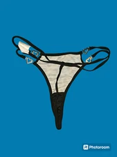 NWT Animal Print Butterfly Thong