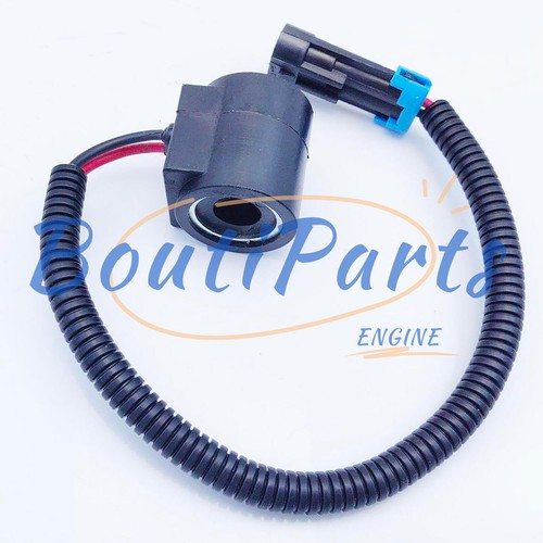 12V Solenoid Valve Coil w/ Connector 6309311 6671025 For Bobcat 751 753 873 T190 - Picture 7 of 7