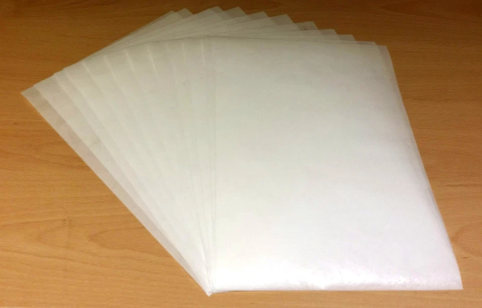 WAFERTOPPERS 12 A4 sheets - white - semi-transparent edible paper - wafer paper - rice paper