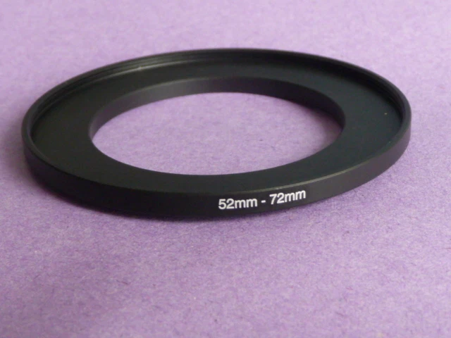 52mm to 72mm 52-72 Stepping Step Up Filter Ring Adapter - Image 3 of 3
