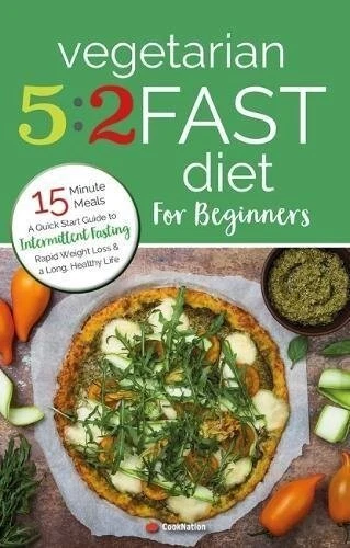 Vegetarian 5:2 Fast Diet for Beginners, 5:2 Diet Photos 2 Books Collection Set - Picture 3 of 3