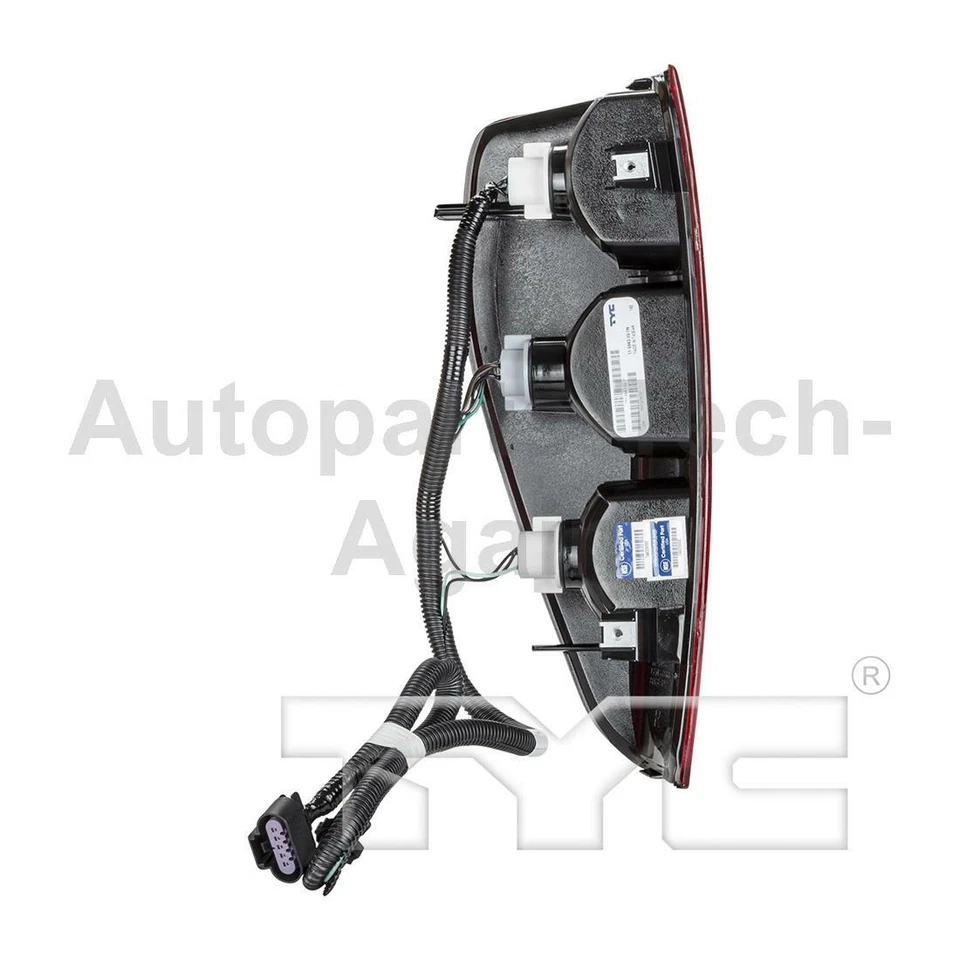 Conjunto de 2 luces traseras izquierda derecha TYC para Chevrolet Colorado 2004-2012 Foto 4 de 4