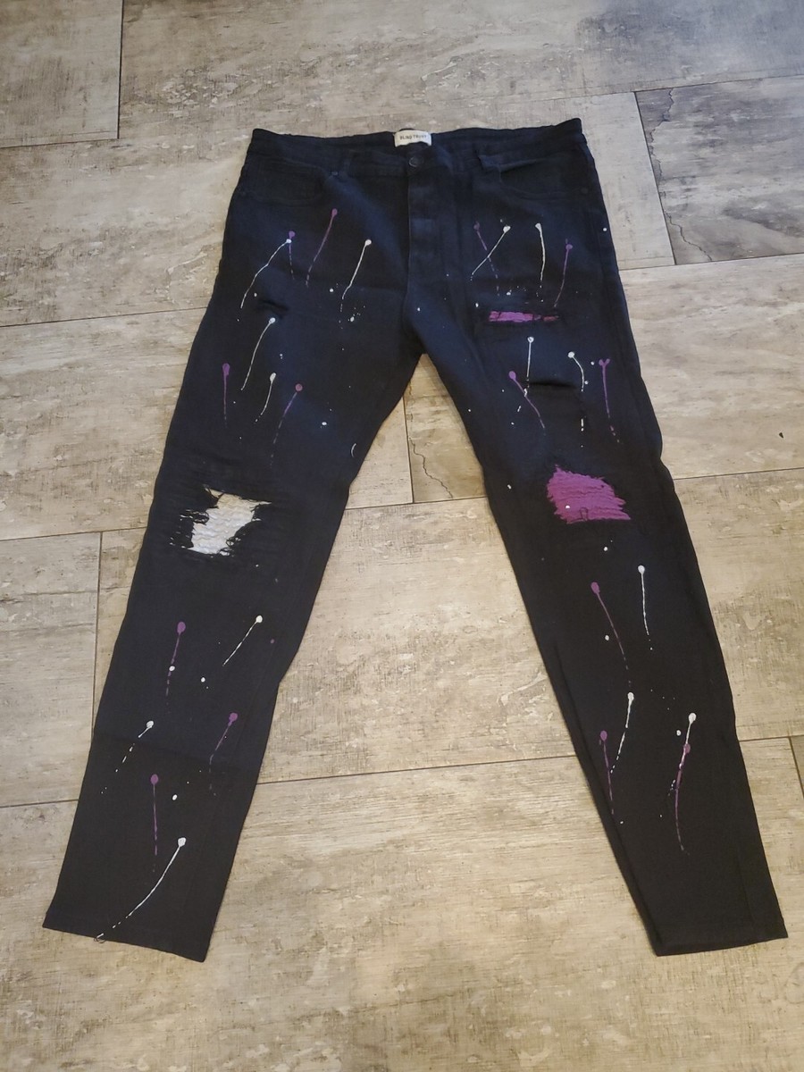 【希少】 LIFE IS UNFAIR STRIPE SCORP JEANS Stripe Scorp Jeans, Light Wash – Lo-Fi