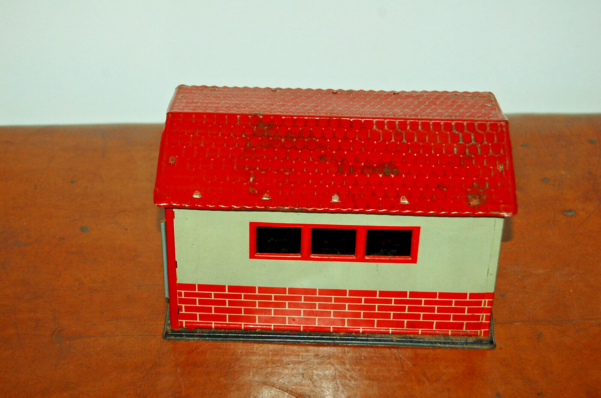 JOUET ANCIEN TOLE Parti De Circuit Voiture Mecanique Vintage Technofix