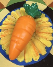 Play Food Garden Vegetable CARROT Pretend Fun For Tikes Kitchen Market OC-PF 1