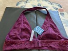 NWT Free People 'Sinking Ships' Halter Bralette Berry/ Red Combo Medium MSRP $38 — photo 2