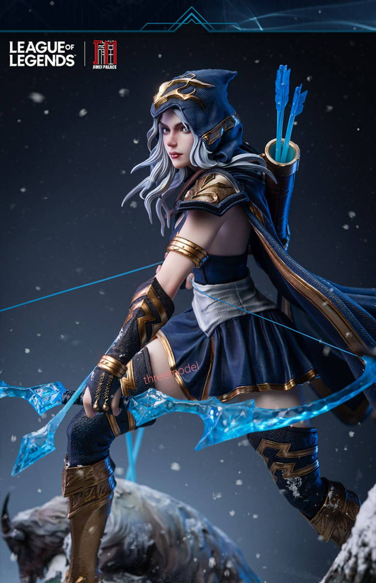 Jimei Palace LOL League Of Legends Ice Shooter Ashe Figure Statue