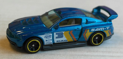Hot Wheels 2012 Ford Mustang Custom blaumetallic HW Auto Car Motorsport blue ´12