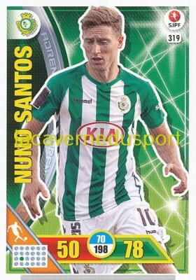 319 NUNO SANTOS VITORIA SETUBAL CARD ADRENALYN LIGA NOS 2016-2017 PANINI