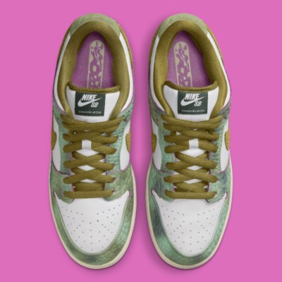 Nike SB Dunk Low Pro QS Alexis Sablone Chameleon Green Moss HJ3386
