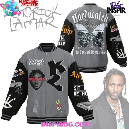 Kendrick Lamar Uneducated Million Dollar Baseball Jacket