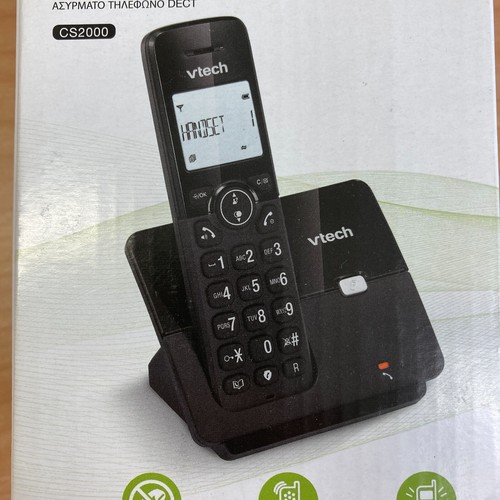 Telefono cordless VTech CS2000, modalità ECO+, telefono fisso, nero. 542956 - Zdjęcie 2 z 7