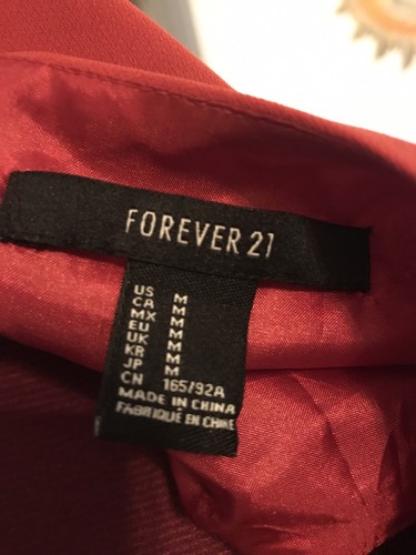 JUNIOR SIZE MEDIUM DRESS BY FOREVER 21 BURNT ORANGE DRESS - Imagen 7 de 7