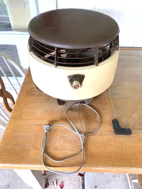 Vintage Mid Century Lasko Galaxy Hassock Floor 12u0026#034; Fan Footstool  Tested Working | eBay